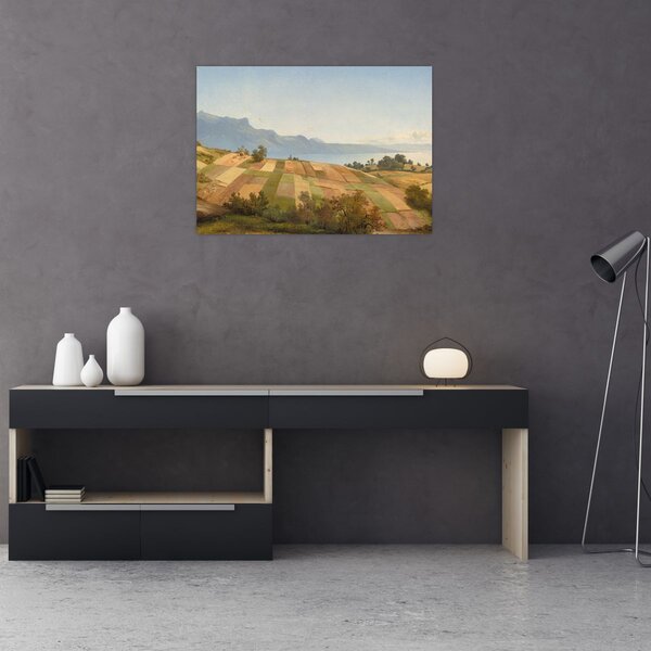 Obraz - Alexandre Calame, Swiss Landscape, reprodukce (70x50 cm)