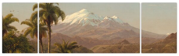 Obraz - Frederic Edwin Church, Tamaca Palms, reprodukce (170x50 cm)