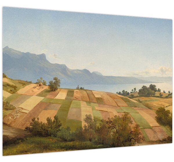 Obraz - Alexandre Calame, Swiss Landscape, reprodukce (70x50 cm)