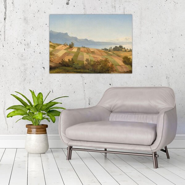 Obraz - Alexandre Calame, Swiss Landscape, reprodukce (70x50 cm)