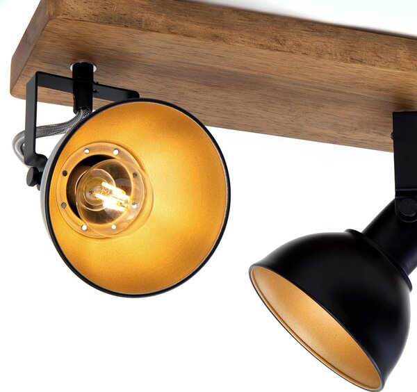 BRI 2901-035 Bodové svítidlo 50 cm 3x E14 25W černá - BRILONER