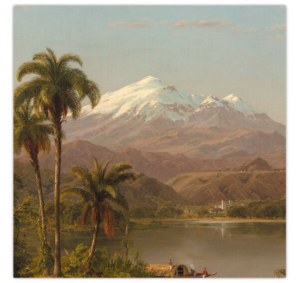 Obraz - Frederic Edwin Church, Tamaca Palms, reprodukce (30x30 cm)