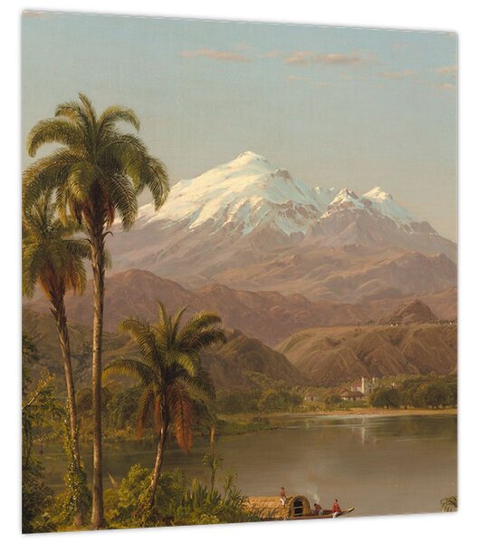 Obraz - Frederic Edwin Church, Tamaca Palms, reprodukce (30x30 cm)