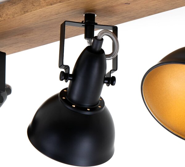 BRI 2901-035 Bodové svítidlo 50 cm 3x E14 25W černá - BRILONER