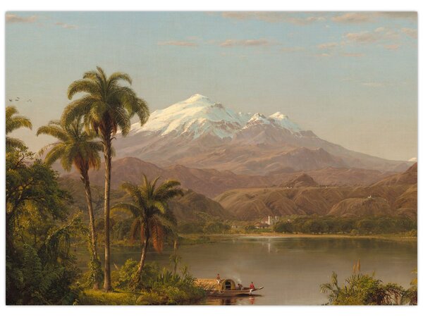Obraz - Frederic Edwin Church, Tamaca Palms, reprodukce (70x50 cm)