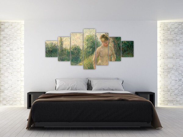 Obraz - Camille Pissarro, The Bather, reprodukce (210x100 cm)