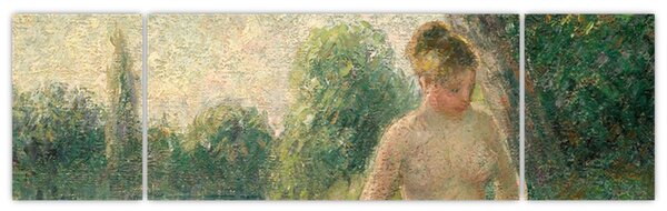 Obraz - Camille Pissarro, The Bather, reprodukce (170x50 cm)