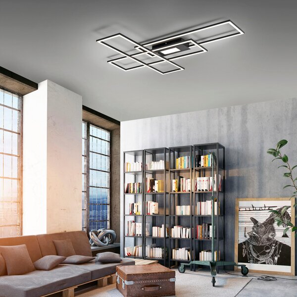 STROPNÍ LED SVÍTIDLO, 99,2/69,4/5,1 cm - Stropní svítidla