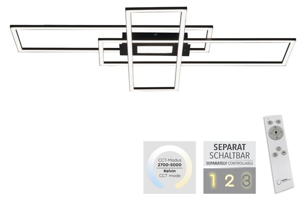 STROPNÍ LED SVÍTIDLO, 99,2/69,4/5,1 cm - Stropní svítidla
