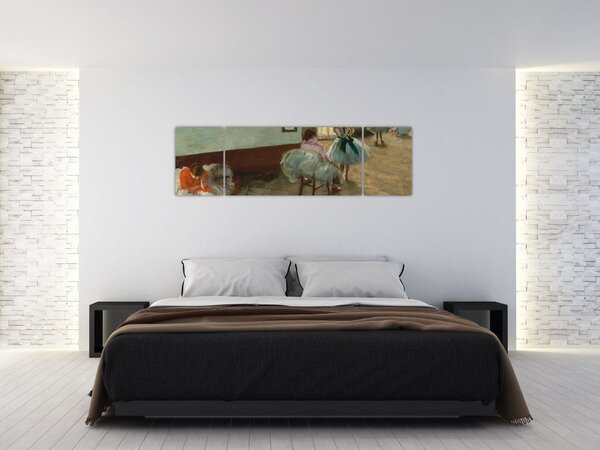 Obraz - Edgar Degas, The Dance Lesson, reprodukce (170x50 cm)
