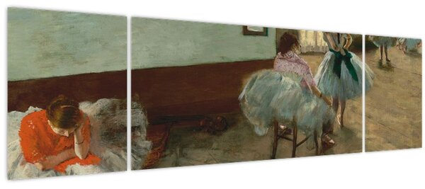Obraz - Edgar Degas, The Dance Lesson, reprodukce (170x50 cm)