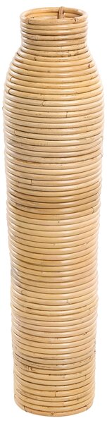 Dekorativní váza PREMANA Ratan 55 cm Přírodní