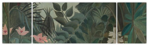 Obraz - Henri Rousseau, The Equatorial Jungle, reprodukce (170x50 cm)