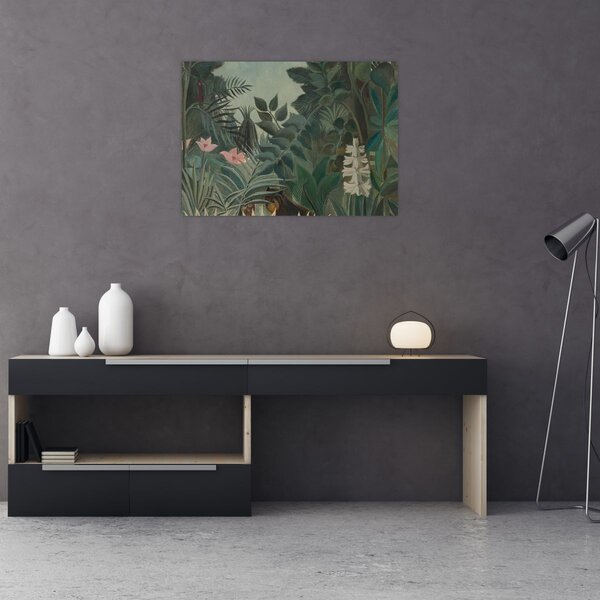 Obraz - Henri Rousseau, The Equatorial Jungle, reprodukce (70x50 cm)