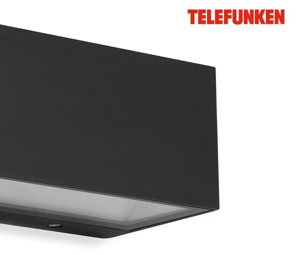 TF 314405TF TELEFUNKEN LED venkovní svítidlo 18,5 cm 6W 600lm černá - BRILONER