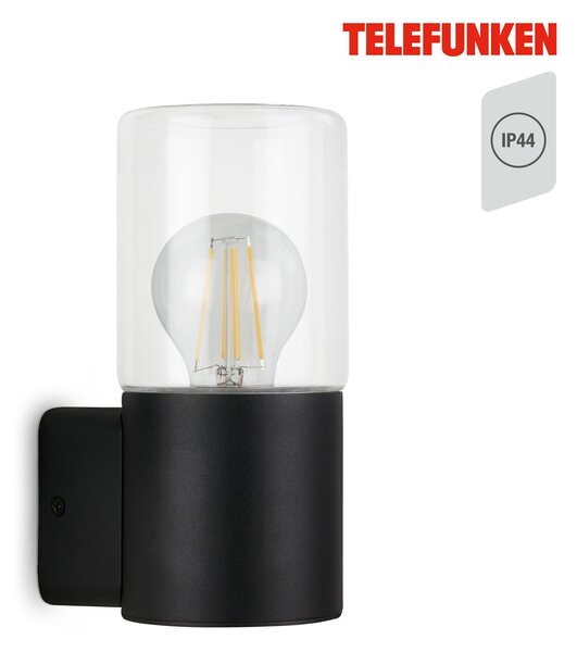 TF 320505TF TELEFUNKEN Venkovní svítidlo, černá, 1x E27 - BRILONER