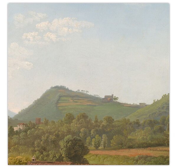 Obraz - Simon Denis, View Near Naples, reprodukce (30x30 cm)