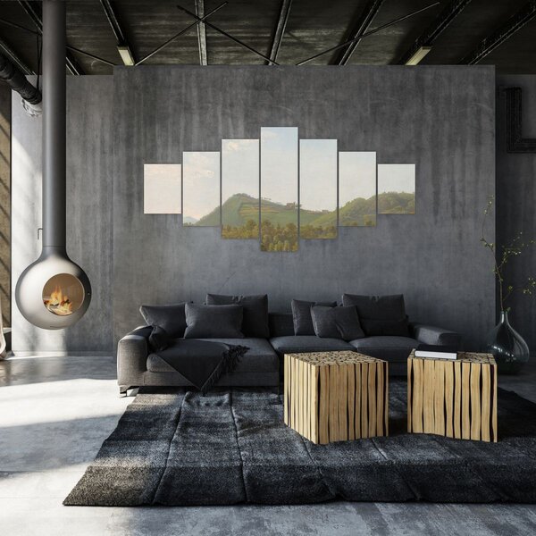 Obraz - Simon Denis, View Near Naples, reprodukce (210x100 cm)
