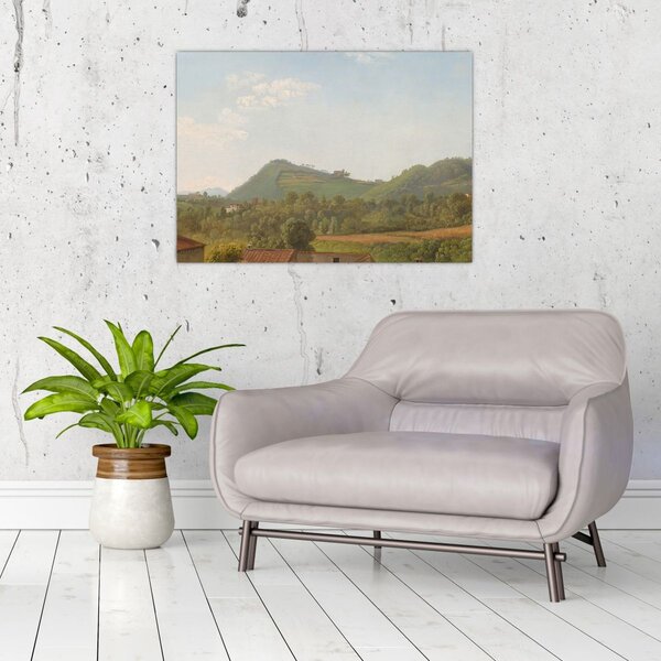 Obraz - Simon Denis, View Near Naples, reprodukce (70x50 cm)