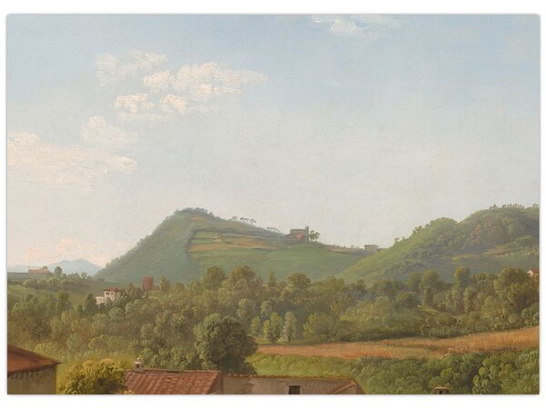Obraz - Simon Denis, View Near Naples, reprodukce (70x50 cm)