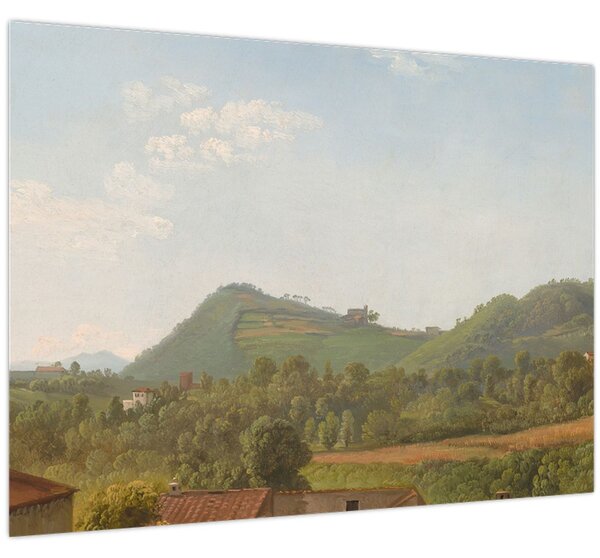 Obraz - Simon Denis, View Near Naples, reprodukce (70x50 cm)