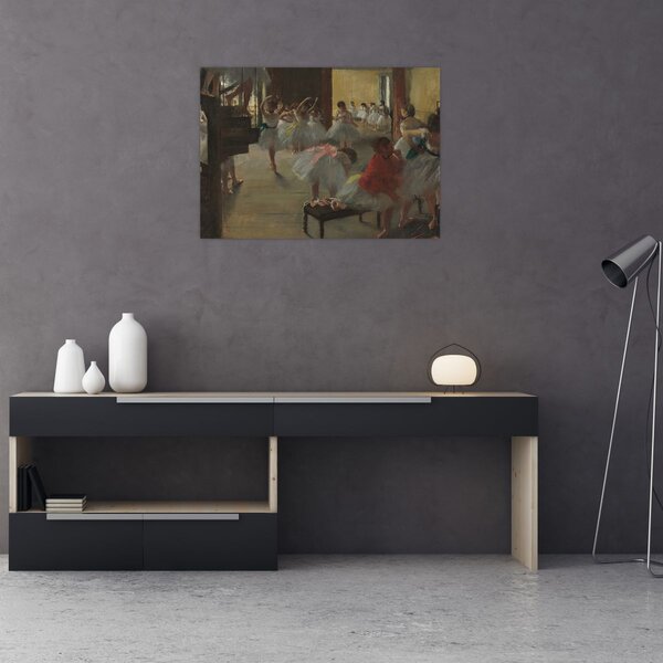 Obraz - Edgar Degas, The Dance Class, reprodukce (70x50 cm)