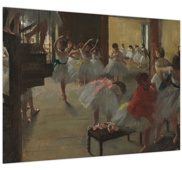 Obraz - Edgar Degas, The Dance Class, reprodukce (70x50 cm)