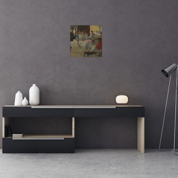 Obraz - Edgar Degas, The Dance Class, reprodukce (30x30 cm)