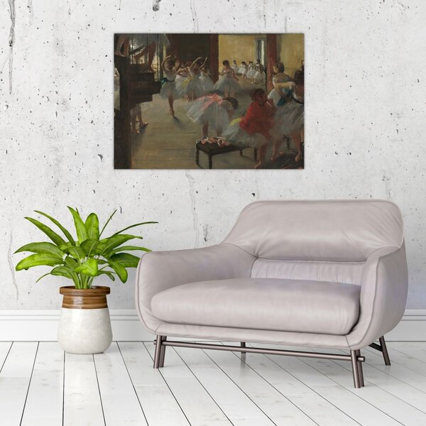 Obraz - Edgar Degas, The Dance Class, reprodukce (70x50 cm)