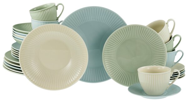 KOMBINOVANÁ SOUPRAVA, 30dílné, porcelán Creatable - Online Only nádobí, Online Only
