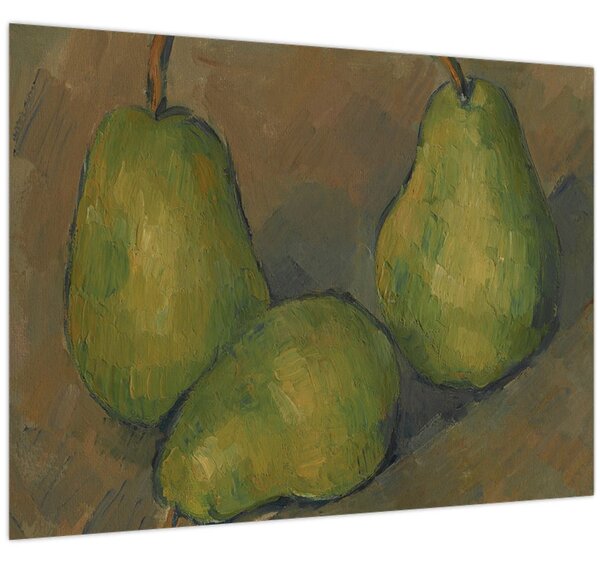 Obraz - Paul Cézanne, Three Pears, reprodukce (70x50 cm)