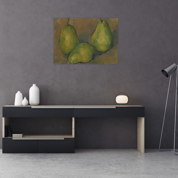 Obraz - Paul Cézanne, Three Pears, reprodukce (70x50 cm)