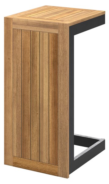 ZAHRADNÍ ODKLÁDACÍ STOLEK, dřevo, kov, 70/38/35 cm Ambia Garden - Online Only zahradní nábytek, Online Only