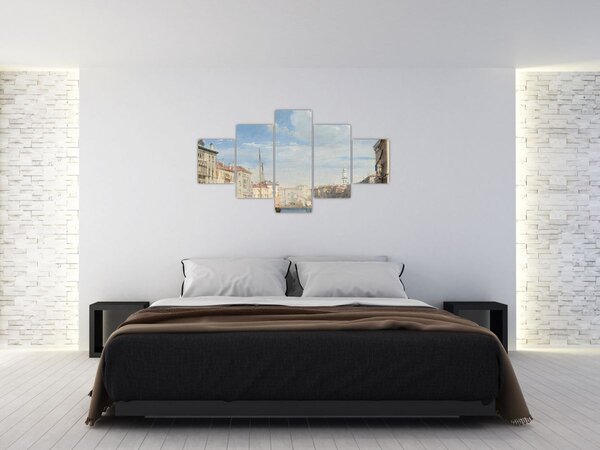 Obraz - Richard Parkes Bonington, The Grand Canal, reprodukce (125x70 cm)