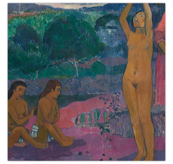 Obraz - Paul Gauguin, The Invocation, reprodukce (30x30 cm)