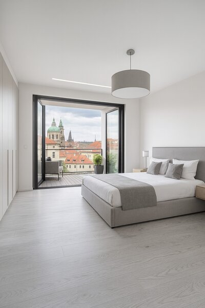 Beauflor, PVC podlaha - lino Blacktex White Oak 979L - dub, na míru, šíře 3m,4m, šedá, filc, chodba / předsíň