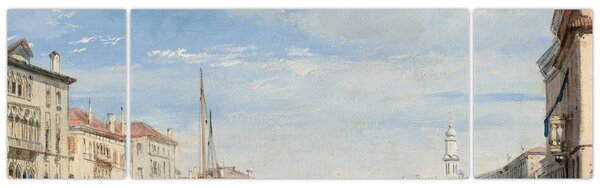 Obraz - Richard Parkes Bonington, The Grand Canal, reprodukce (170x50 cm)
