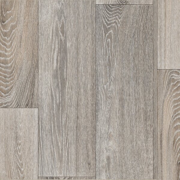 Beauflor, PVC podlaha - lino Texalino Supreme 6182 Pure Oak - dub, na míru, šíře 5m, hnědá, filc, chodba / předsíň