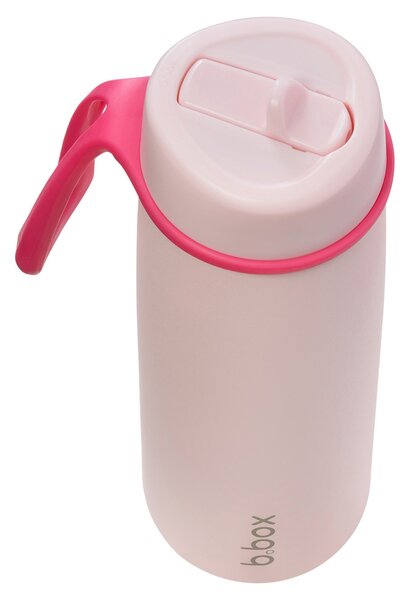 Nerezová termolahev s brčkem, 690ml ,b.box, pink paradise