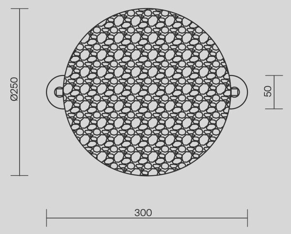 MAYTONI Nástěnné svítidlo Mangata 3000K 7W MOD387WL-L8CH3K