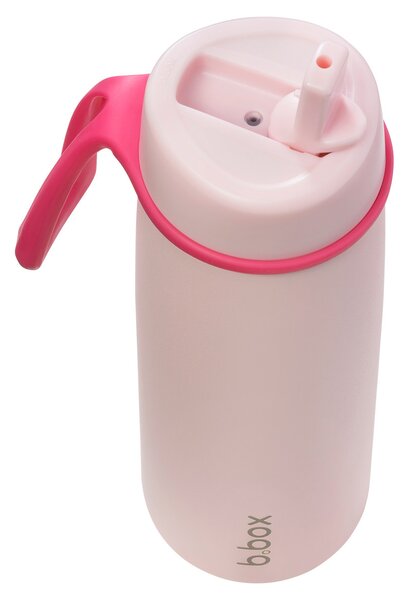 Nerezová termolahev s brčkem, 690ml ,b.box, pink paradise