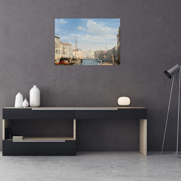 Obraz - Richard Parkes Bonington, The Grand Canal, reprodukce (70x50 cm)
