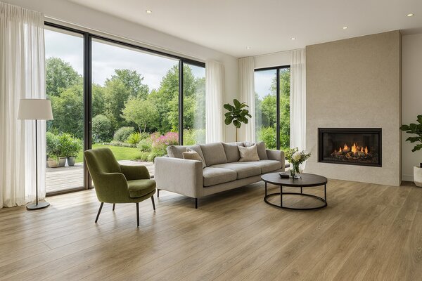 Beauflor, PVC podlaha - lino Quintex Havanna Oak 699L - dub, na míru, šíře 4m,5m, hnědá, filc, chodba / předsíň