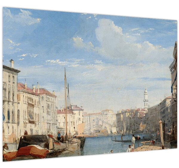 Obraz - Richard Parkes Bonington, The Grand Canal, reprodukce (70x50 cm)