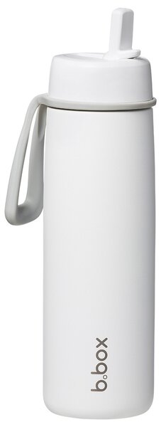 Nerezová termolahev s brčkem, 690ml ,b.box, white out