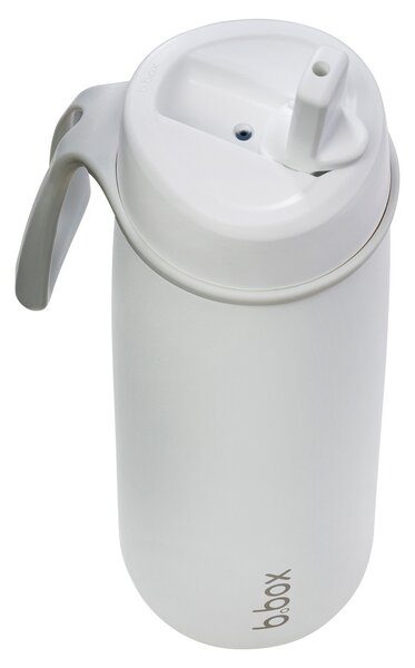 Nerezová termolahev s brčkem, 690ml ,b.box, white out