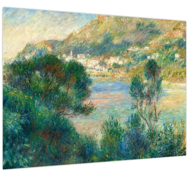 Obraz - Auguste Renoir, View of Monte Carlo from Cap Martin, reprodukce (70x50 cm)