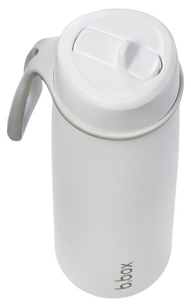 Nerezová termolahev s brčkem, 690ml ,b.box, white out