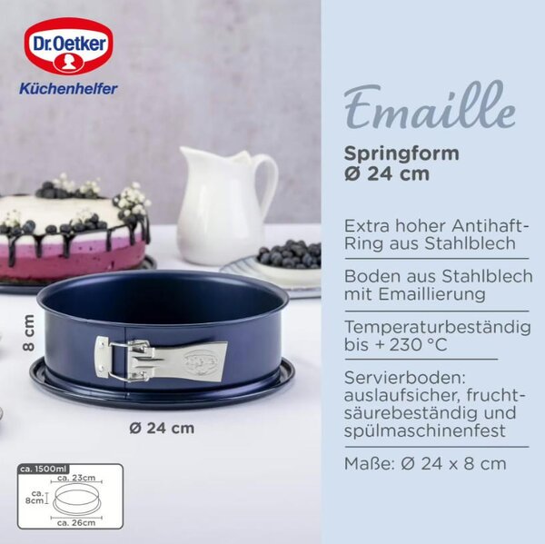 FORMA S ODNÍMATELNÝM DNEM Dr.Oetker