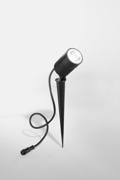 FAN LED-HAYDON-15 LED reflektor Haydon černý, 15 W, CCT 3000/4000/6500 K, IP67, s kolíkem - FANEUROPE